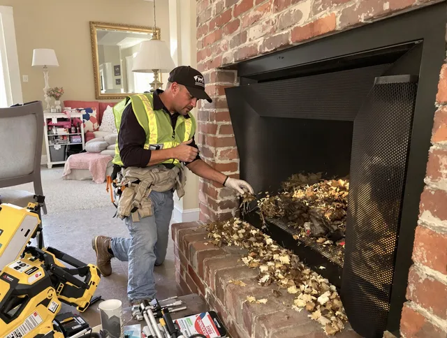 Safe screening installation by Covina Chimney Sweep in Covina, CA