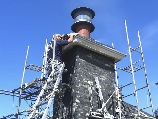 Sturdy chimney crown finished by Covina Chimney Sweep in Covina, CA