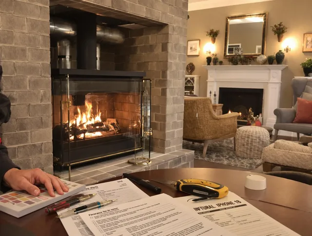 Covina Chimney Sweep verifying fireplace safety measures in Covina, CA