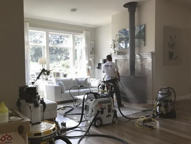 Soot removal service by Covina Chimney Sweep for a fireplace in Covina, CA